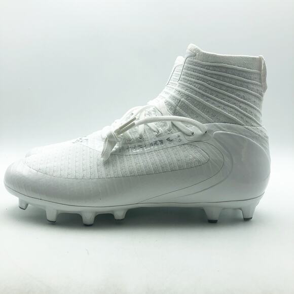 Under Armour Men Highlight MC 2.0 High Top Football Cleats Size 8.5 White NWOB - Picture 7 of 11